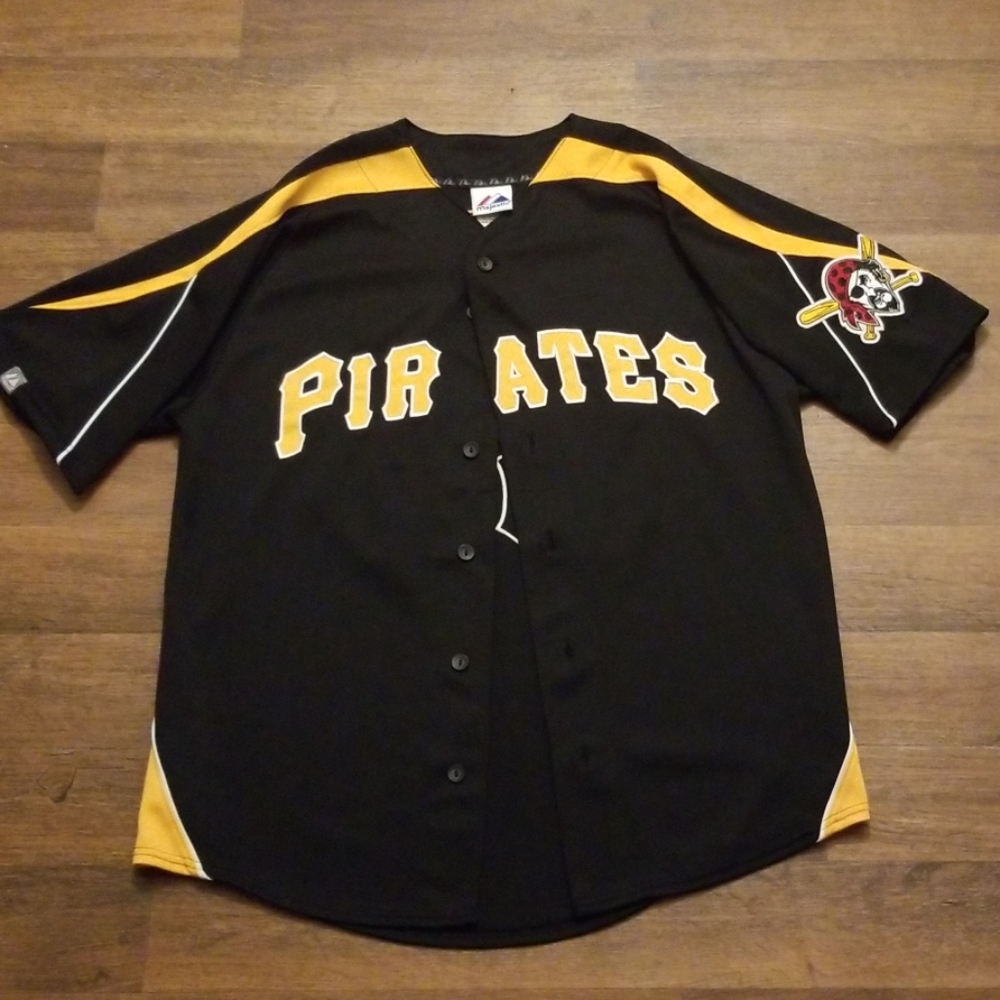 Majestic Pittsburgh Pirates Jason Bay Jersey #38